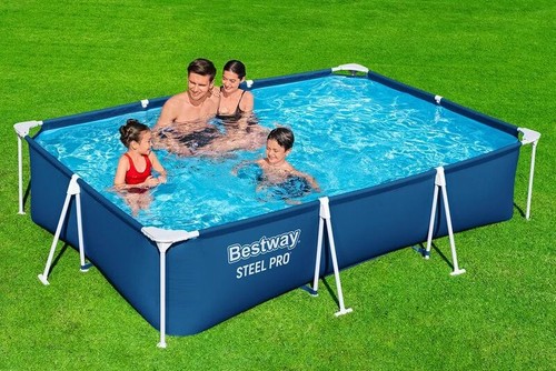 Bestway stahlrahmen pool eckig - bestway,